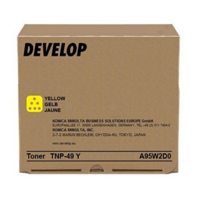 Develop toner giallo TNP-49Y A95W2D0 originale